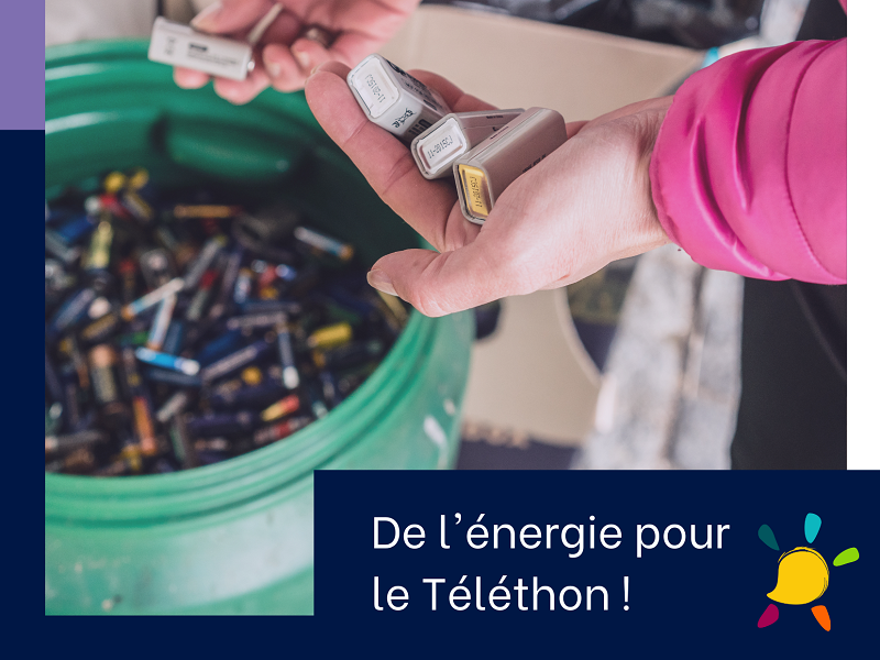 Une pile = 1 don