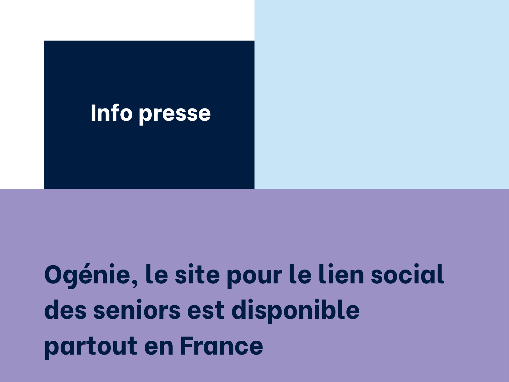 Lancement de l'espace national Ogénie