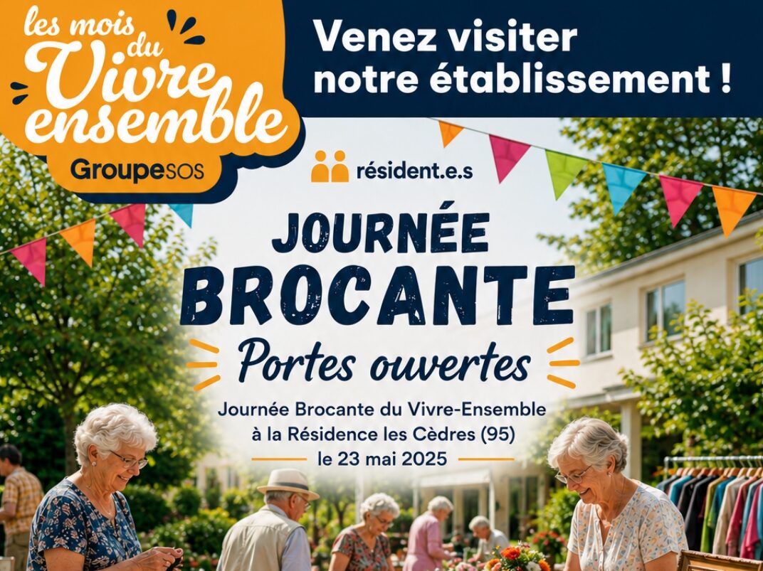 Journée brocante portes ouvertes à la résidence Les Cèdres🤗