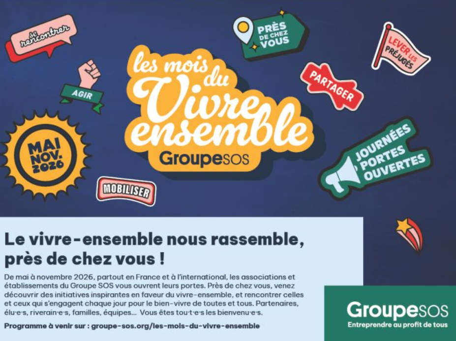 Les Mois du #vivreEnsemble du GROUPE SOS, c'est parti ! ✨