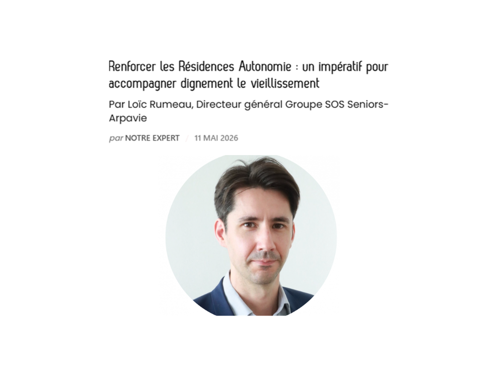 📰Géroscopie : Renforcer les Résidences Autonomie
