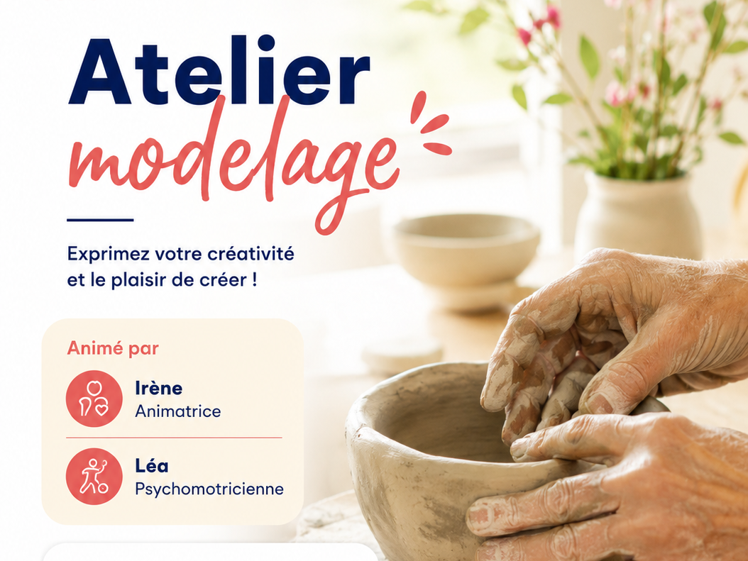 L’atelier modelage : quand la créativité prend forme à Juliette Victor ✨