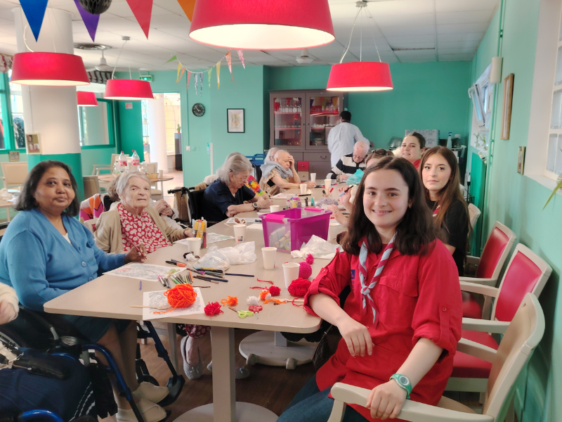 Les scouts apportent de la couleur à Sainte-Lucie🫶