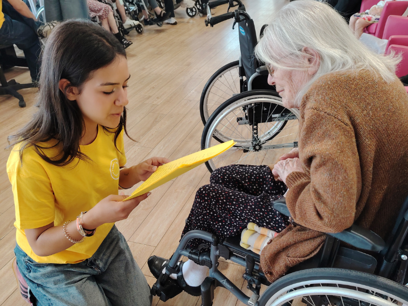 Visite de l'association Une Lettre et un Sourire 🫶