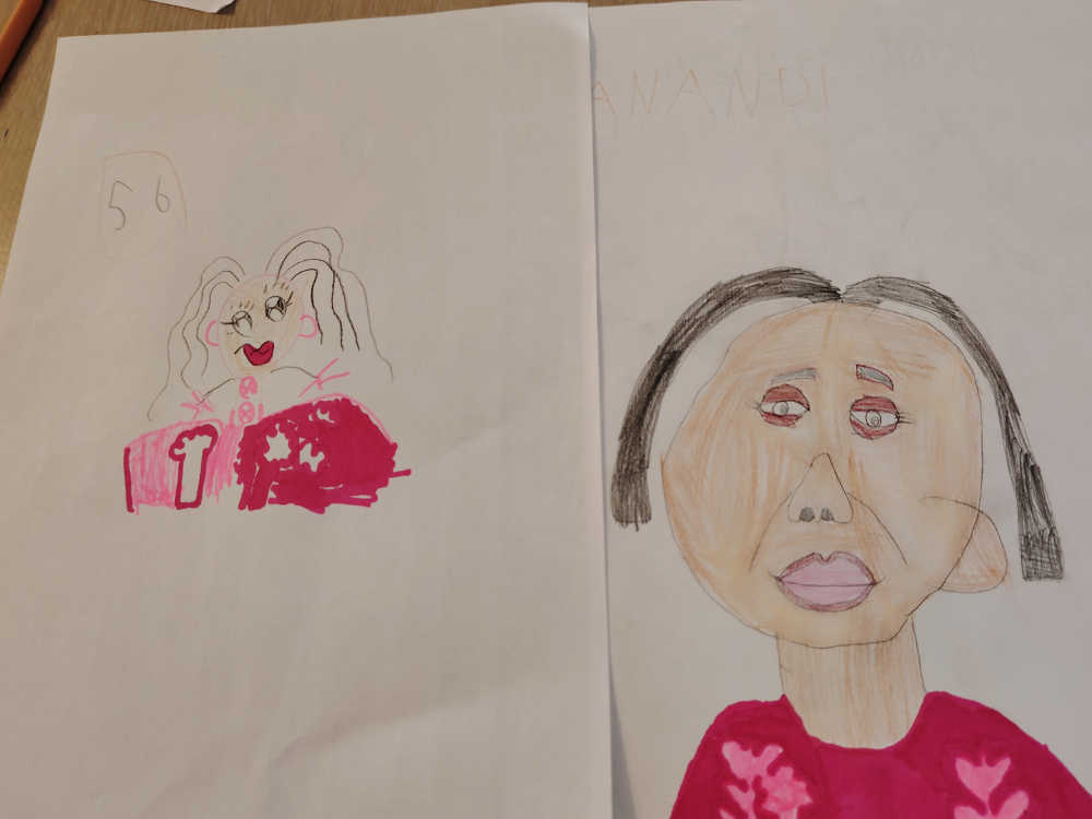 Les résident·e·s sous le regard des enfants ✏️